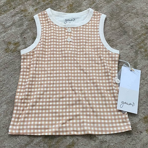 Goumi Gingham Tank Top - Picture 1 of 3